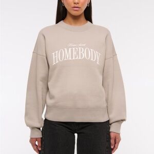 Abercrombie & Fitch Tan Homebody Sweatshirt